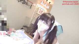 NANAの低身長のえちえちごっこ（３）JSランドセルの女の子を洗濯ばさみの洗礼 手コキ ごっくん