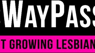 Tiny lesbians Scarlett Sage and Emily Willis plowed playfully