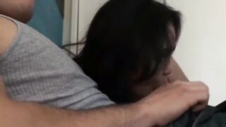 Sex with friends bimbos in hotel