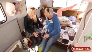 Chubby German sluts Mia Bitch gets boned by an old