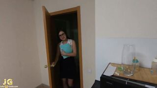 Secretary Deep Throat and Hand Job Cock Boss - Amateur