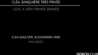 Clea Gaultier & Alessandra Jane inside black tights three-way