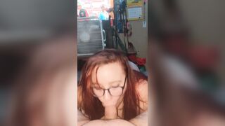 pov milf RIDING LONG WHITE DICK REVERSE COWGIRL