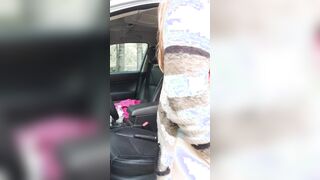 Milf squirting inside outdoors with fantasy toy