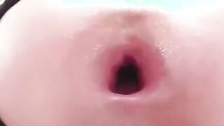 He busts my vagina with his long rifle
