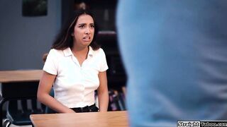 Stepdad dominate schoolgirl stepdaughter