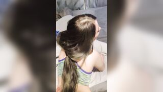 Pov Step-Sis gets fucked from the back.