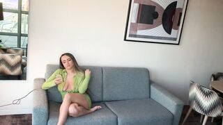My roommate fuck me ROUGH and gave me a cum shower!!