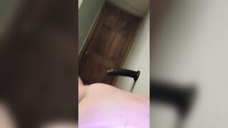 18 Year Old BBW Fucks Herself on Long African Sex Toy