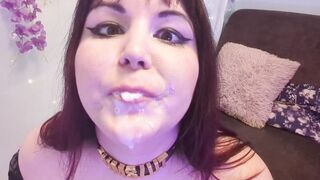You Cum In Your Cumslut 19 yo Step Sis's Mouth