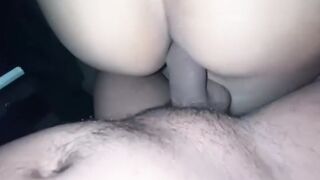 tight shy gf cum public on my back so she doesn't got pregnant