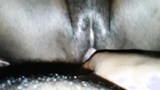 FAT CUNT JAMAICAN giving her man bun #1