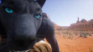 Wild Life Tiger Furry bimbos With Wolf (Furry women pov)