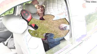 Public random passerby saw how taxi driver fucking twat Cutie