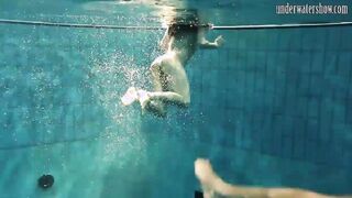 Incredibly Beauty and beautiful underwater 19 year old