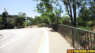 Russian Onlyfan on Barcelona trip Outdoors Seduction Outdoors Anal