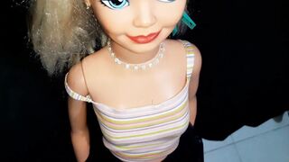 Little Lily fucks my penis with her mouth / plays