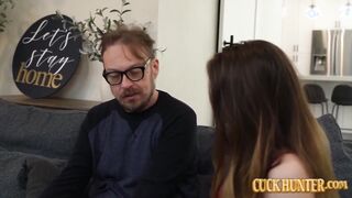Skinny Ex-Wife Aften Opal Gets Long Penis Cuckold From Sheriff