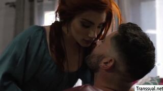 Slut TS bareback fucked by new boyfriend