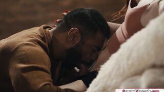 Busty trans Tori Easton bareback stepdad