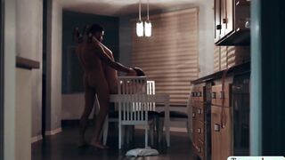 Handsome dude bareback fucks his trans woman stepsister