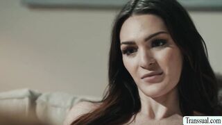 Fat stepfather analed by his TS stepteen