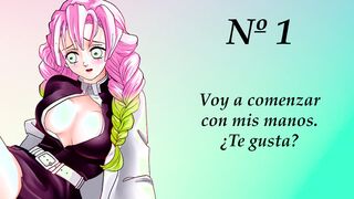 JOI anime con Mitsuri. Perfect Gang Bang. En español.