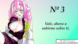 JOI anime con Mitsuri. Perfect Gang Bang. En español.