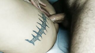 Huge penis tight twat