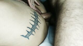 Huge penis tight twat
