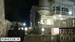 Classic sex party and anal sex with four super sexy babes