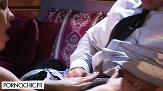 Classic sex party and anal sex with four super sexy babes
