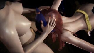 DC FETISH Dungeon Vol.two - Batgirl and Catwoman with a