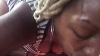 African Porn Vehicle Oral Sex