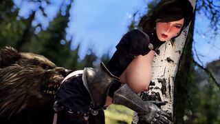 Lustful Luna's Skyrim Monster Compilation one Trolls, Large, and Werebear