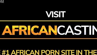 Cute 18yo Gambian Eighteen Shows Snatch into First Casting
