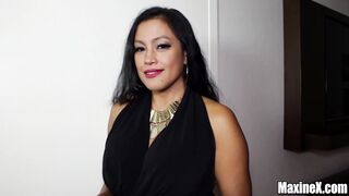 Butt Packed eastern Sensation Maxine X Gets 12 Inch Dick