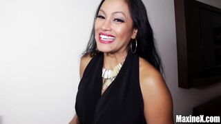 Butt Packed eastern Sensation Maxine X Gets 12 Inch Dick