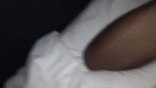 Feet job then pounds bbw Hispanic with big black cock