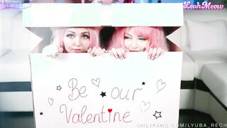 Sweet pussies for Valentine's Day Leah Meow