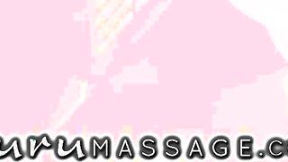 NURU GRIND - Casey Calvert Has A 3 Way With Masseuse April Olsen For Her Wedding Anniversary