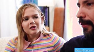 Hot young blonde skank Coco Lovelock seduces her neighbors and