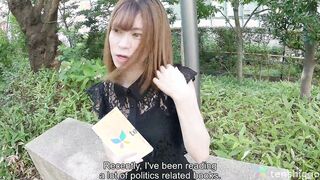 Amateur performer Miss Nono Sakurai gets naked and shows us