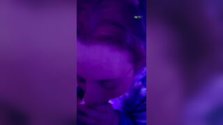 Big Tit blonde barely legal loves blowing penis