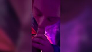 Big Tit blonde barely legal loves blowing penis