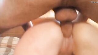 Oral Sex and pounded into motel with skinny amateur