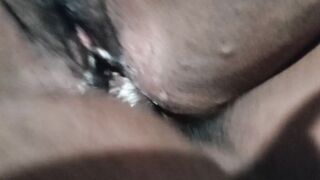Creamy butt shots wit shaking orgasm