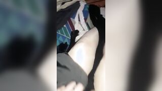 Masturbating while i enjoy my stockings