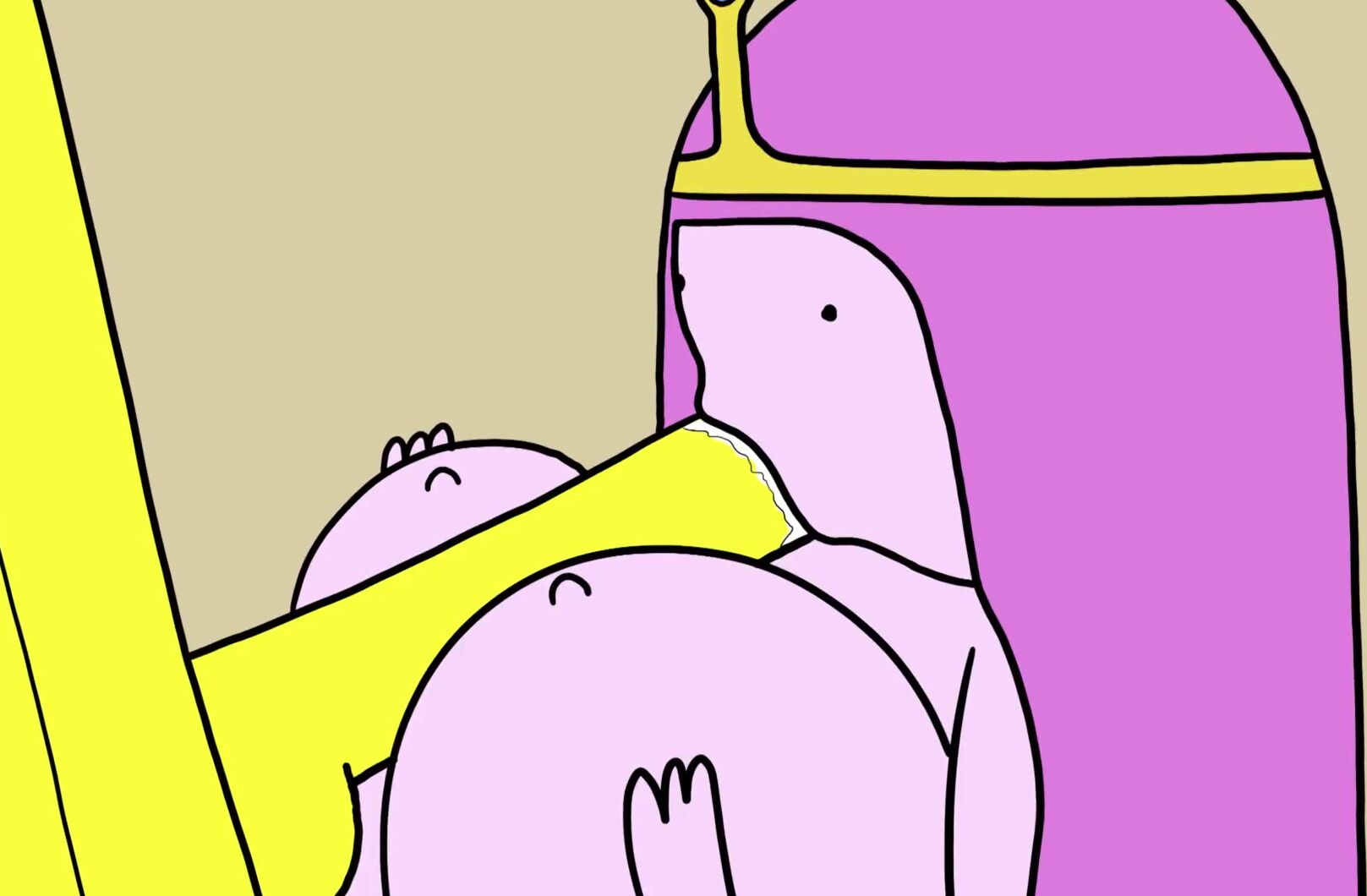 Princess Bubblegum Tits - Princess Bubblegum Tit Screwed by Banana Guard