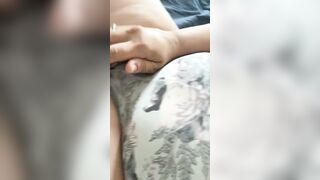Groaning huge boobs and bushy vagina enjoy a crazy hot orgasm